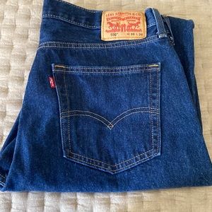 Levi's Mens 550 Relaxed Fit Straight Leg Jeans Size 36